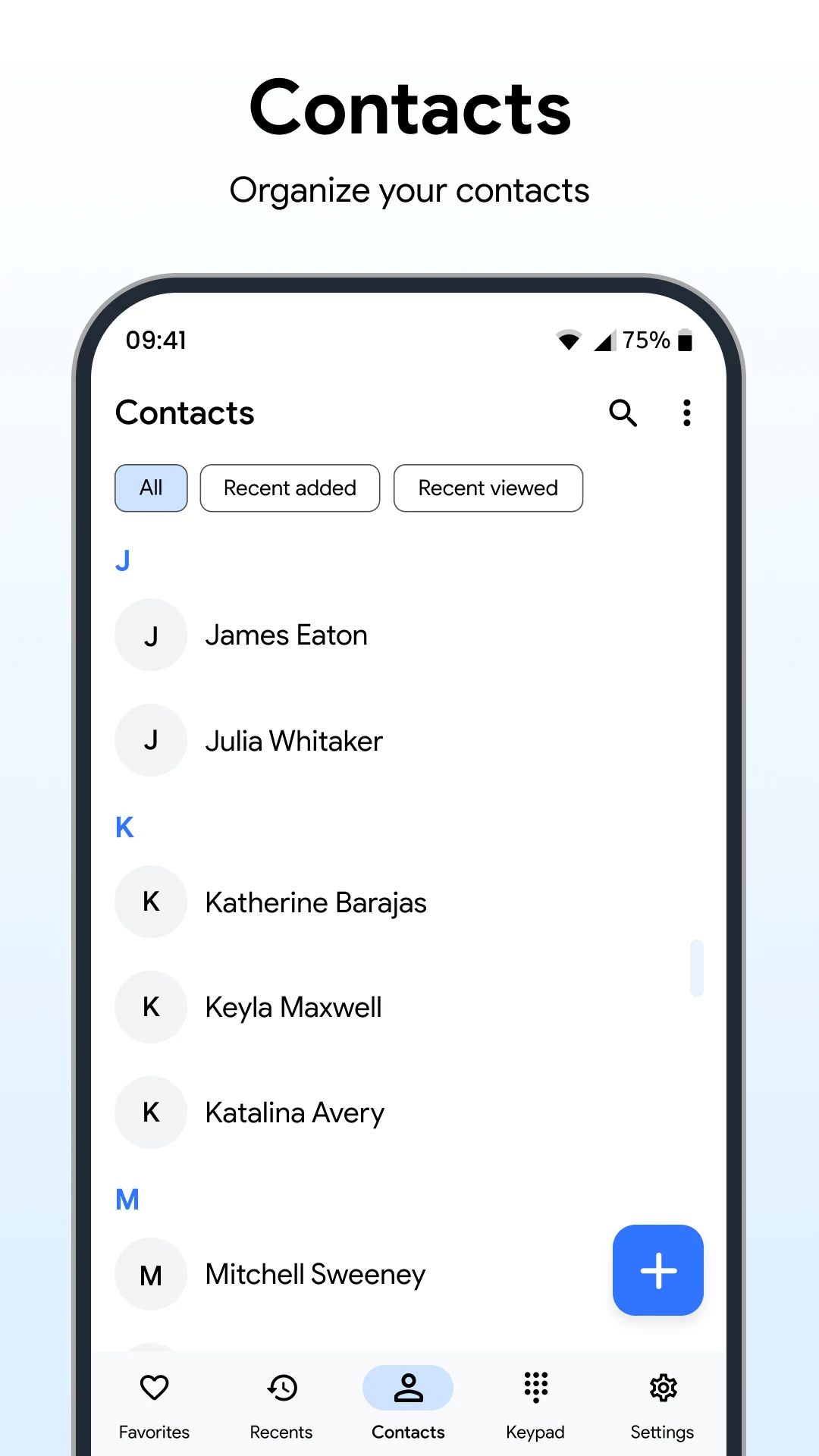 Phone Contacts: Phone Dialer screenshot